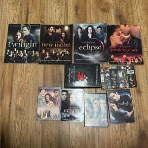 Twilight Saga Book and DVD Collection lot